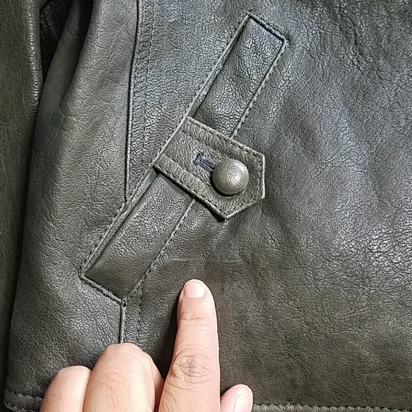 3.1 Phillip Lim Leather Moto Button Jacket - Picture 6 of 16
